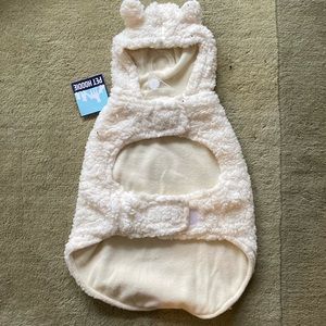 Brand new with tags white jacket for your pup